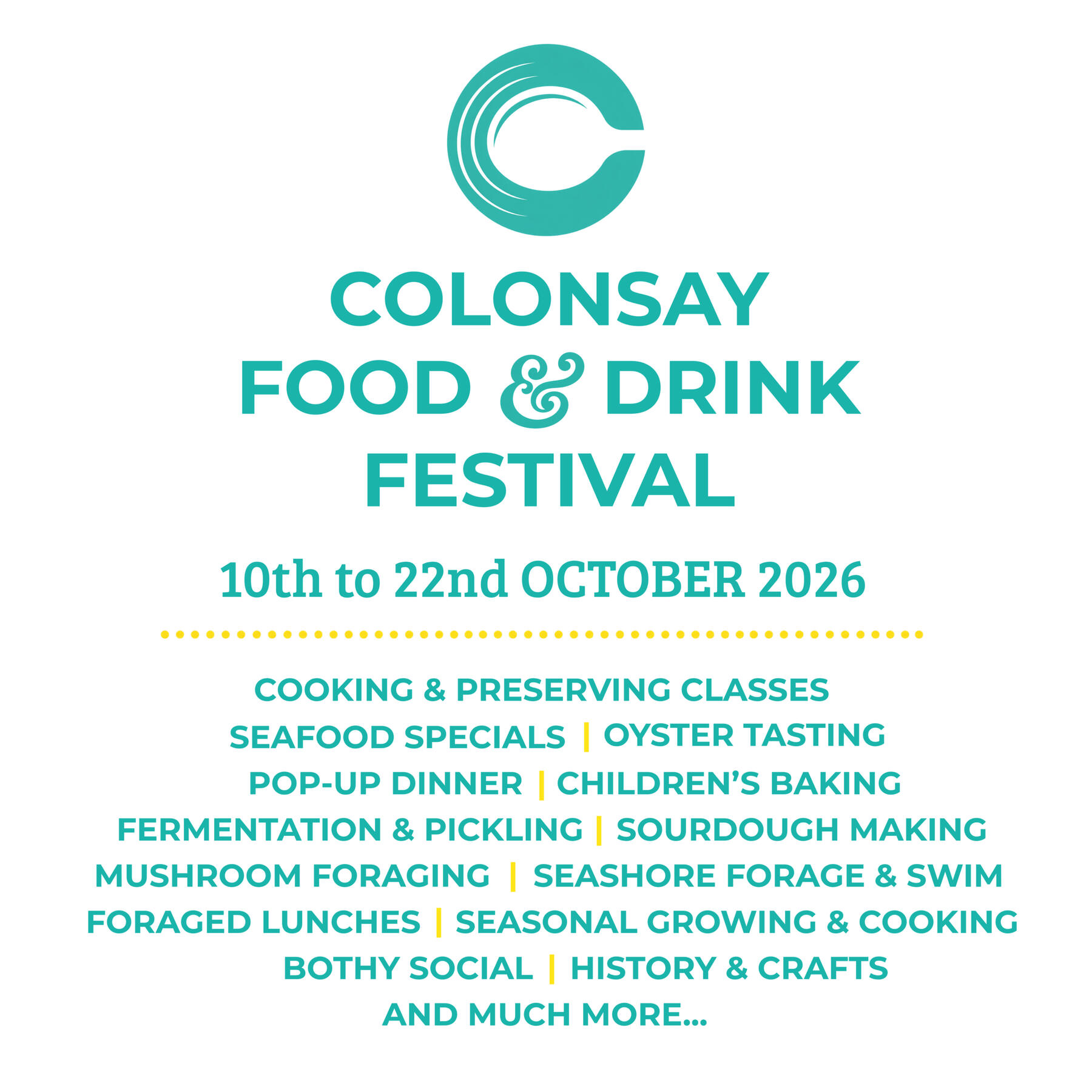 Colonsay Food & Drink Festival Colonsay Food & Drink Festival